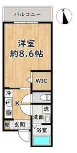 Gran West 泰心【2階】の間取り