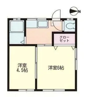 伊東アパート【1階】の間取り
