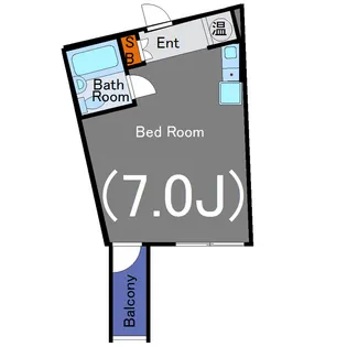 ハイベール三田【2階】の間取り