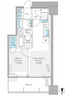 パークシティ中野ザタワー ブリーズ【10階】の間取り