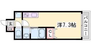S-FORT神戸小河通【3階】の間取り