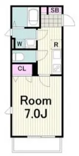 ロータス荏田【1階】の間取り