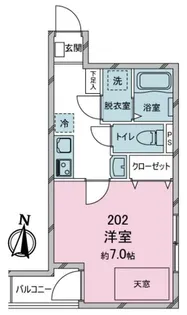 BRILLO INICIO ブリージョ イニシオ【2階】の間取り