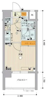 スカイコート池袋西壱番館【8階】の間取り
