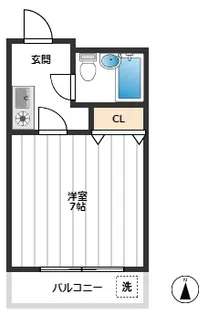 ルナテラス【1階】の間取り