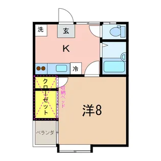 第2みどり【2階】の間取り