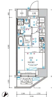 スパシエオーブ横浜【3階】の間取り