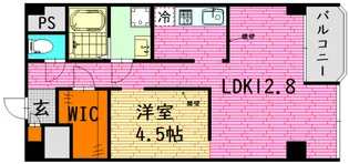 ダイヤコーポ東雲【6階】の間取り