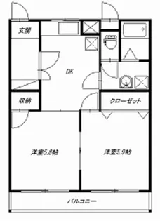 シェルブール【2階】の間取り
