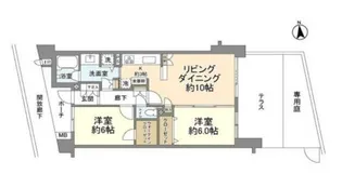 中野坂上パーク・ホームズ【2階】の間取り