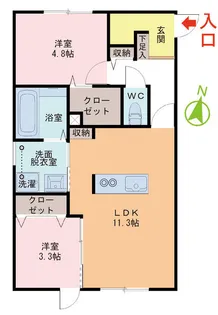 ZEN【2階】の間取り