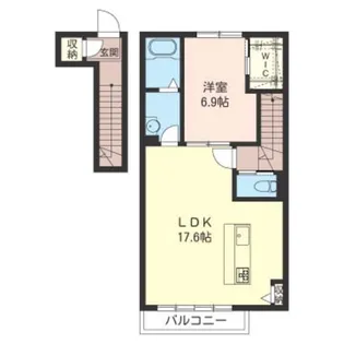 イングレッソ【2階】の間取り