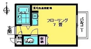 ネクスト東尾久【3階】の間取り