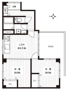 Mハイム【1階】の間取り