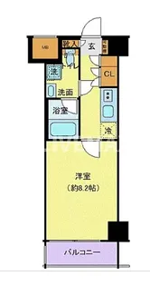 クレヴィスタ大森西【7階】の間取り
