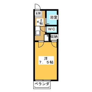 ウイングコート【1階】の間取り