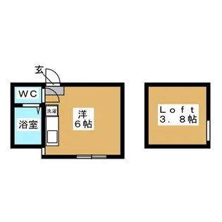 ユナイト追浜カタルーニャ【1階】の間取り