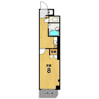 ドミトリー三条【2階】の間取り