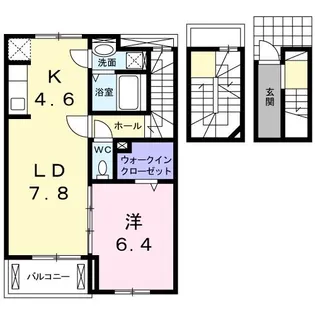 ハーバーシティ ビオラ【3階】の間取り