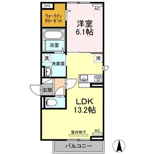フルール【2階】の間取り