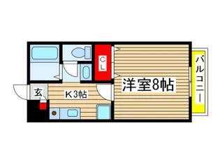 アドミラブ-ル【1階】の間取り