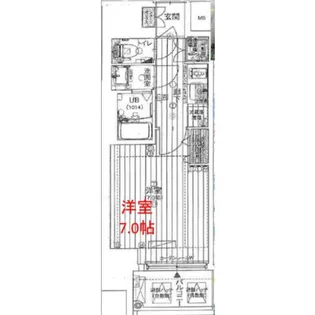 ファーストステージ江戸堀パークサイド【10階】の間取り