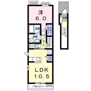 ベル・フィオーレ【2階】の間取り