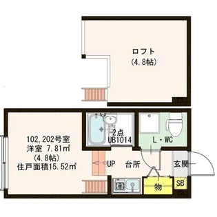 ファーストハイム【1階】の間取り