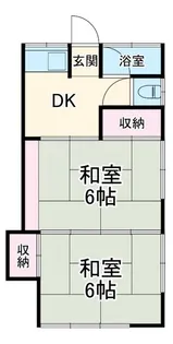 蒲郡市形原町川原長屋【1階】の間取り