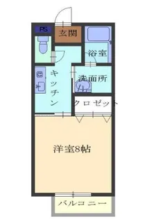 ヴァンテアン【2階】の間取り