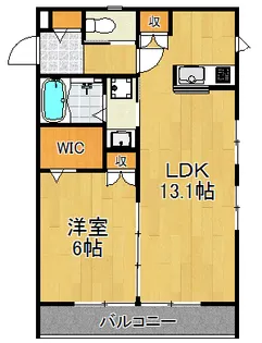 エスコートグレイス【1階】の間取り