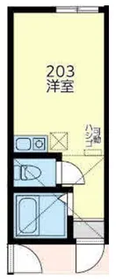 ユナイト横浜ブライトン【1階】の間取り
