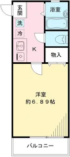 パークサイドアサタニ【2階】の間取り