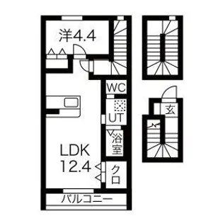 シンフォニー大場【3階】の間取り