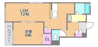 アルファ上東【1階】の間取り