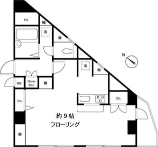 カーサスプレンディッド学芸大学【6階】の間取り