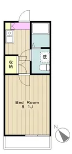 カーサ・アズーロ【2階】の間取り