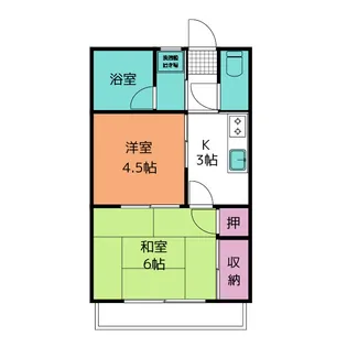 グレイスヤマダ【2階】の間取り