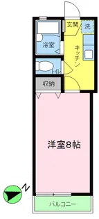 アパ-トメントABO【2階】の間取り