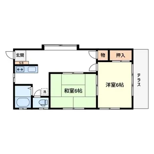 第一コーポナヅカ【1階】の間取り