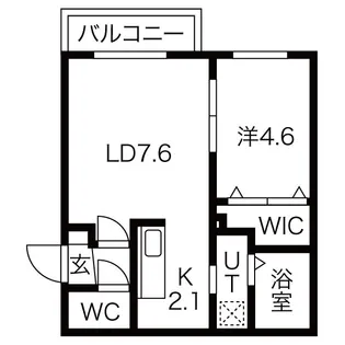 BELL・WALK【2階】の間取り