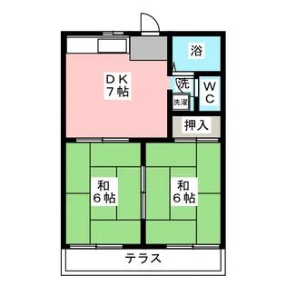 アネックス櫻【1階】の間取り