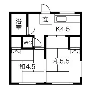 エステート早田【4階】の間取り