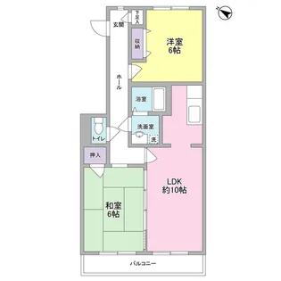 パークプラザ上用賀【3階】の間取り