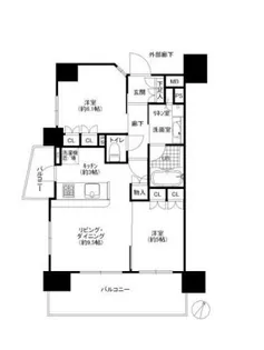 センチュリー武蔵浦和【9階】の間取り