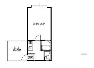 リバーサイド住吉【2階】の間取り