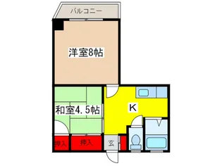 シャトル コイズミ【2階】の間取り
