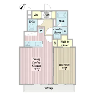 サフィーロ【3階】の間取り