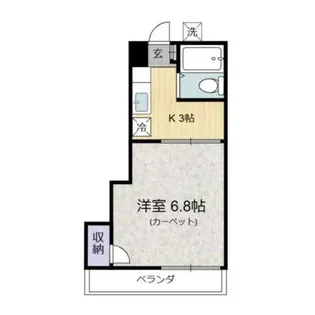 イズミ第二【3階】の間取り