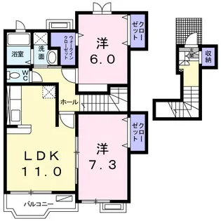 ガーデンハイム【2階】の間取り